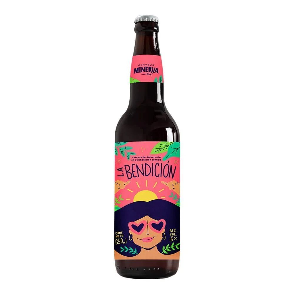 Cerveza Minerva La Bendición cerveza de aniversario