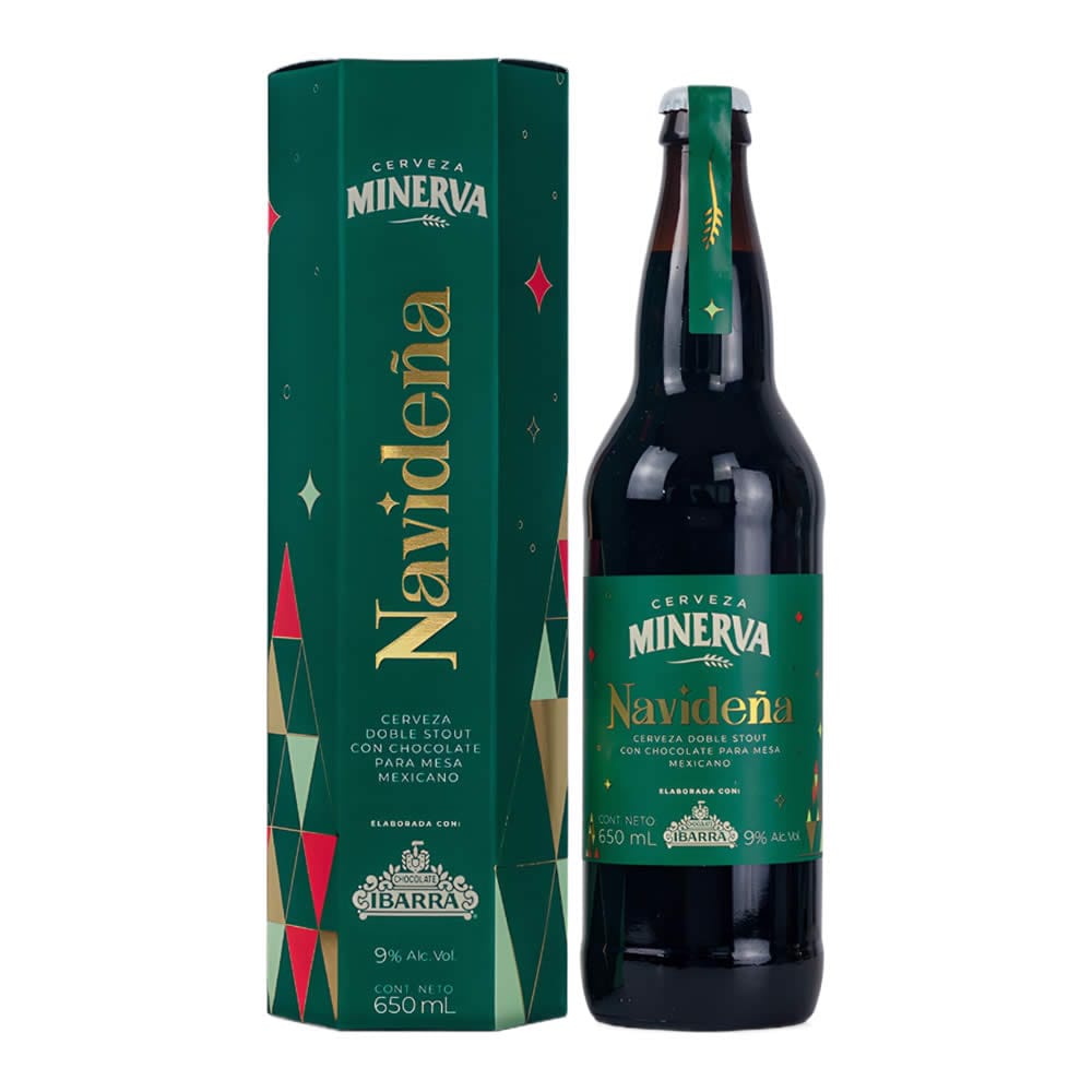 cerveza minerva navidena 2022