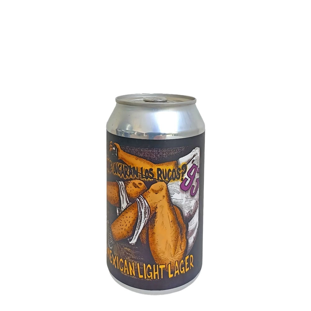 Cerveza 1993 Beer ¿Dónde Jugaran Los Rucos? Mexican Light Lager