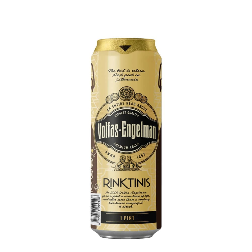 Cerveza Volfas Rinktinis Lata
