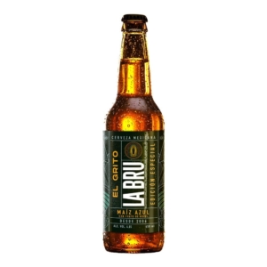 Cerveza La Bru El Grito Ma&iacute;z Azul