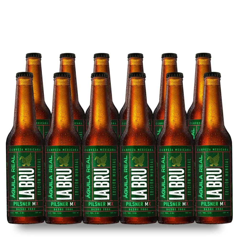 Cerveza La Bru &Aacute;guila Real 12 Pack